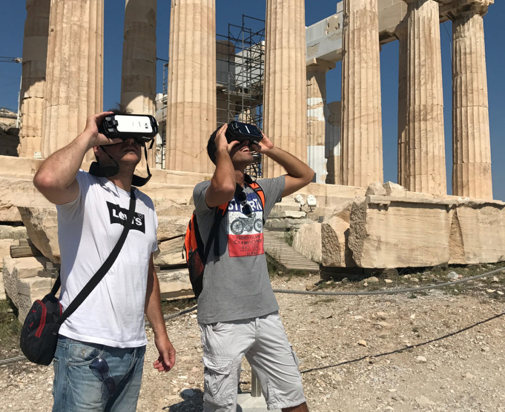 סיור באקרופוליס עם משקפי מציאות מדומה - חוויה יחודית ויוצאת דופן