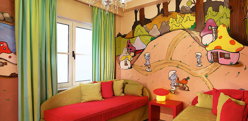 חדר הילדים במלון גרקוטל פאלאס