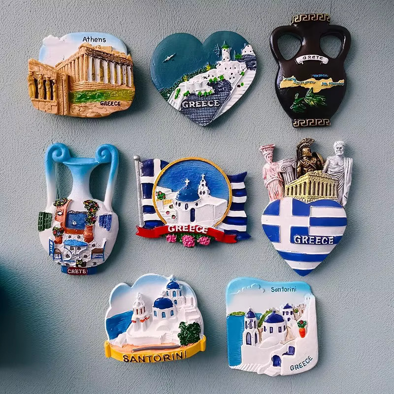 מגנטים של יוון למקרר